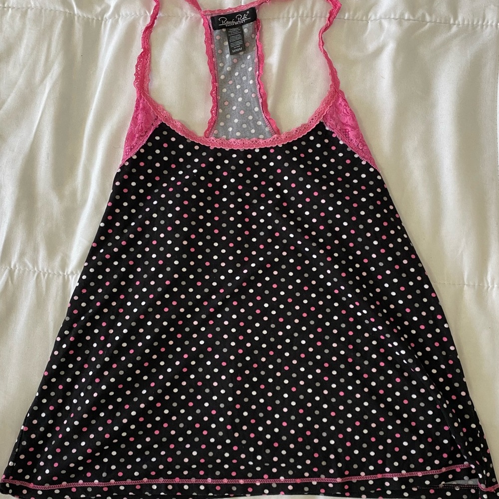 Polka dot night shirt